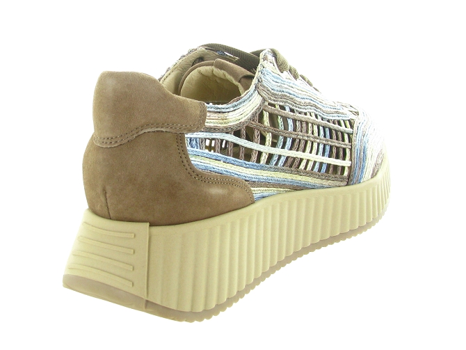 baskets et sneakers - Tendance - femme - Raphia - Bleu - Softwaves8168701_5