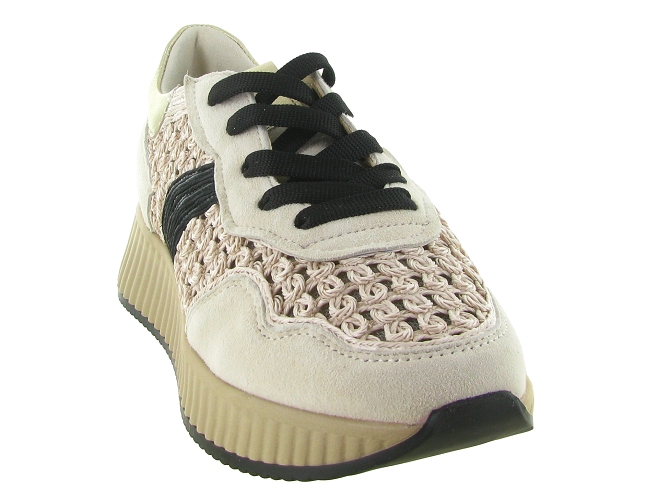baskets et sneakers - Confort - femme - Raphia - Crème - Softwaves8168901_3