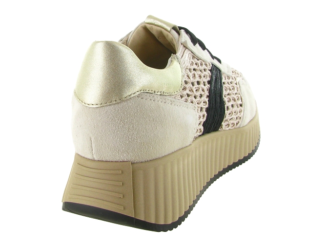 baskets et sneakers - Confort - femme - Raphia - Crème - Softwaves8168901_5