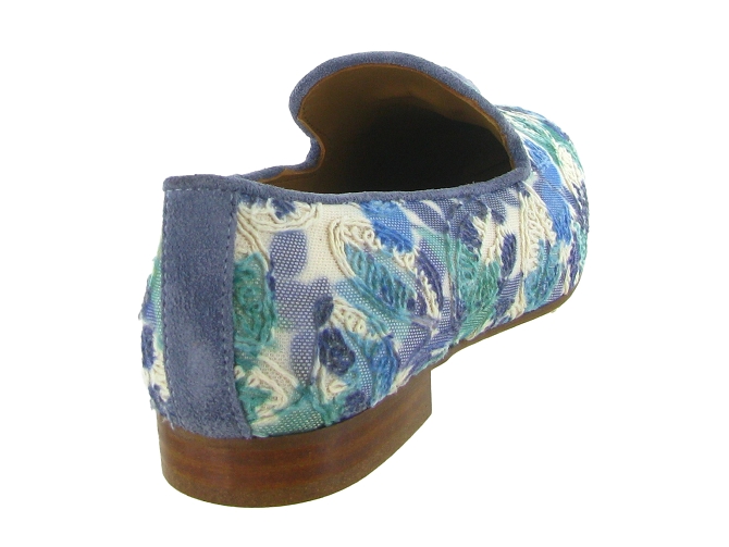 mocassins - Elégant - femme - Textile - Bleu jean - Pedro miralles8169701_5
