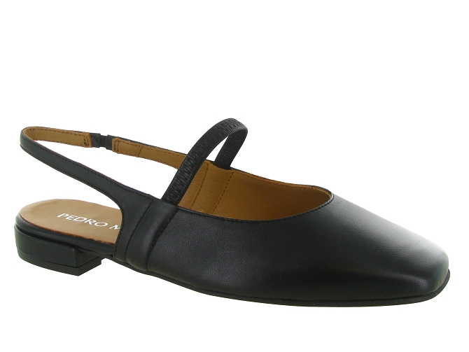 ballerines - Ballerine plate - femme - Cuir - Noir - Pedro miralles