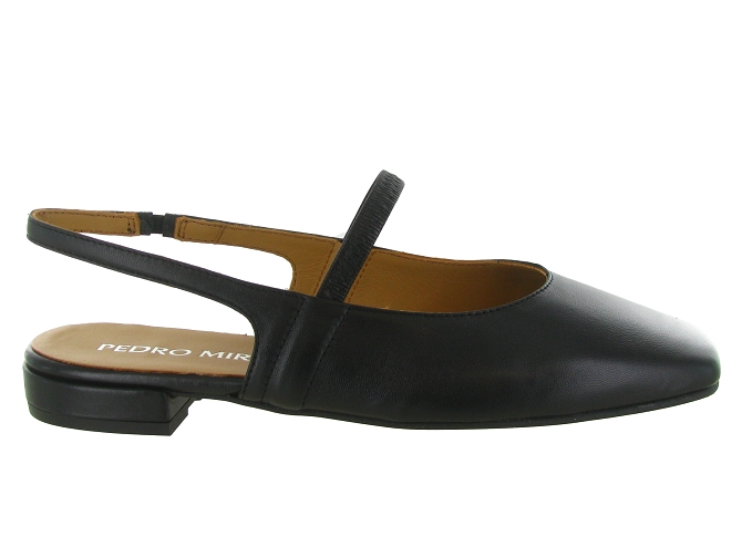 ballerines - Ballerine plate - femme - Cuir - Noir - Pedro miralles8169901_2