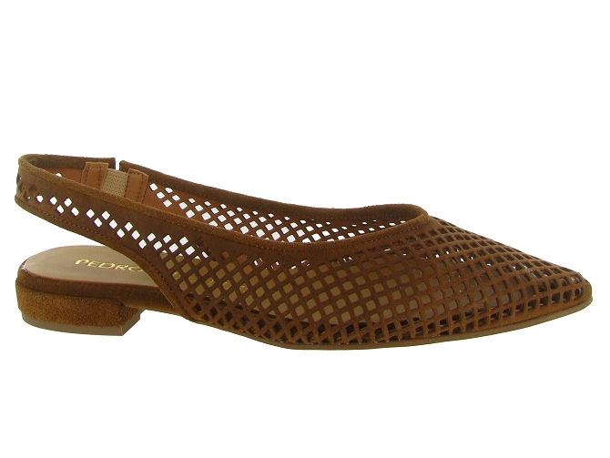 ballerines - Ballerine plate - femme - Cuir - Marron - Pedro miralles8170002_2