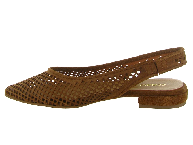 ballerines - Ballerine plate - femme - Cuir - Marron - Pedro miralles8170002_4