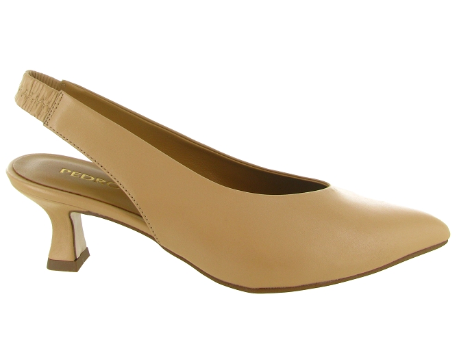 escarpins et trotteurs - Bride arrière - femme - Cuir - Beige - Pedro miralles8170101_2