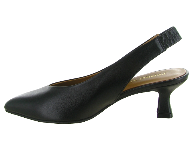 escarpins et trotteurs - Bride arrière - femme - Cuir - Noir - Pedro miralles8170102_4