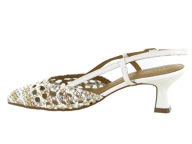 escarpins et trotteurs - Bride arrière - femme - Cuir - Blanc - Pedro miralles8170201_4