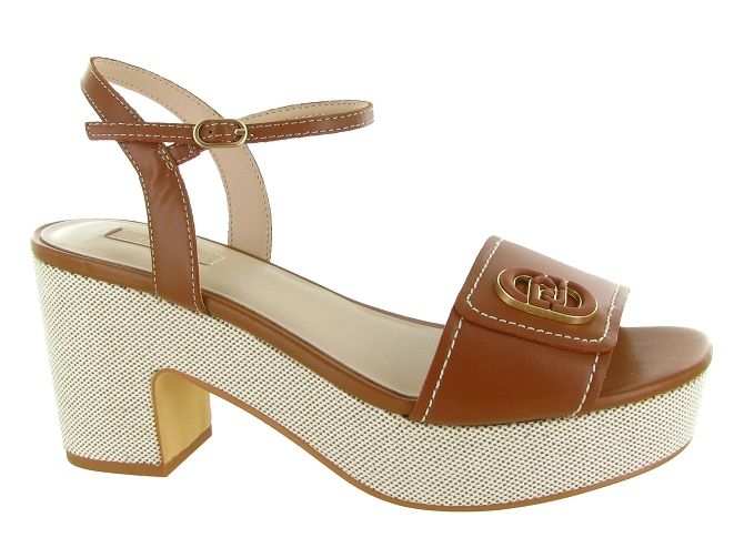 sandales et nu pieds - Confort - femme - Cuir - Marron - Liu jo8170901_2