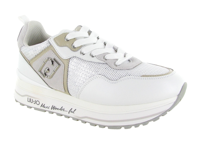 baskets et sneakers - Tendance - femme - Cuir - Blanc - Liu jo