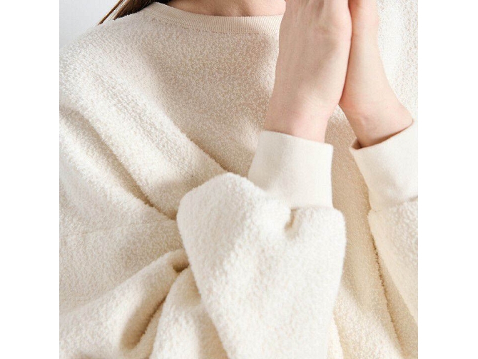 sweat - SANS CAPUCHE - vetement femme - Coton - Blanc - American vintage8171602_4