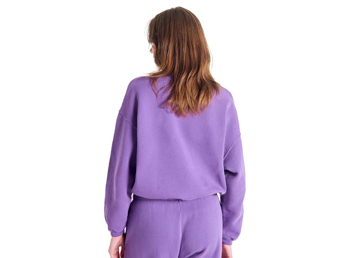 sweat - SANS CAPUCHE - vetement femme - Coton - Violet - American vintage8171903_5