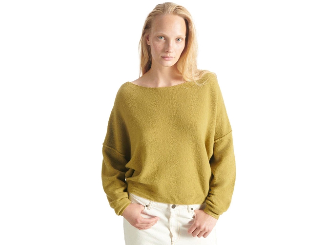 pull - ML - vetement femme - Coton - Vert - American vintage8172101_2