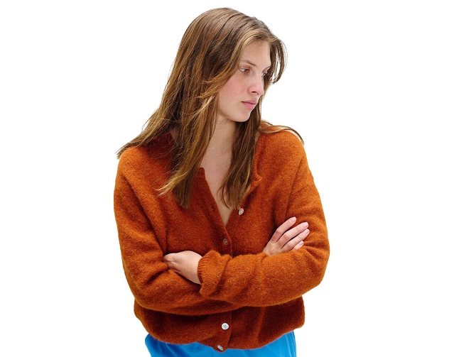 gilet - ML - vetement femme - Coton - Bronze - American vintage8172402_4