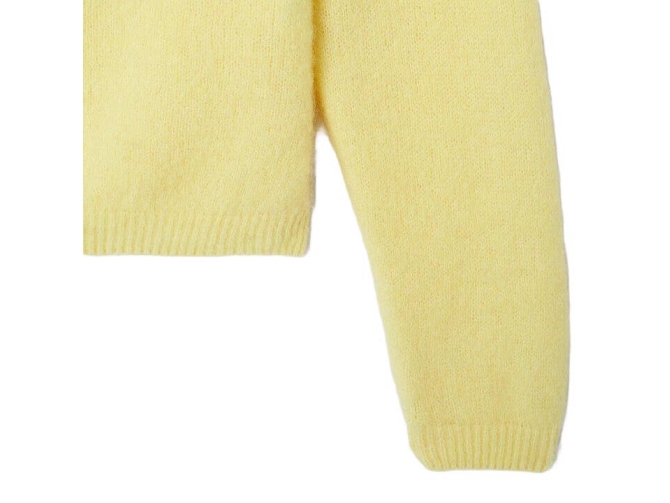 gilet - MANCHE LONGUE - vetement femme - Coton - Jaune - American vintage8172407_2