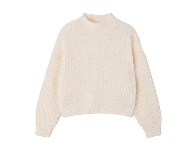 pull - ML - vetement femme - Coton - Blanc - American vintage