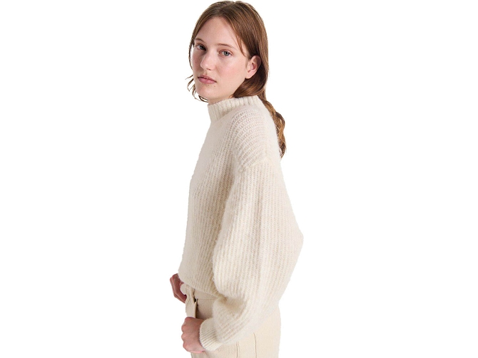 pull - ML - vetement femme - Coton - Blanc - American vintage8172703_3