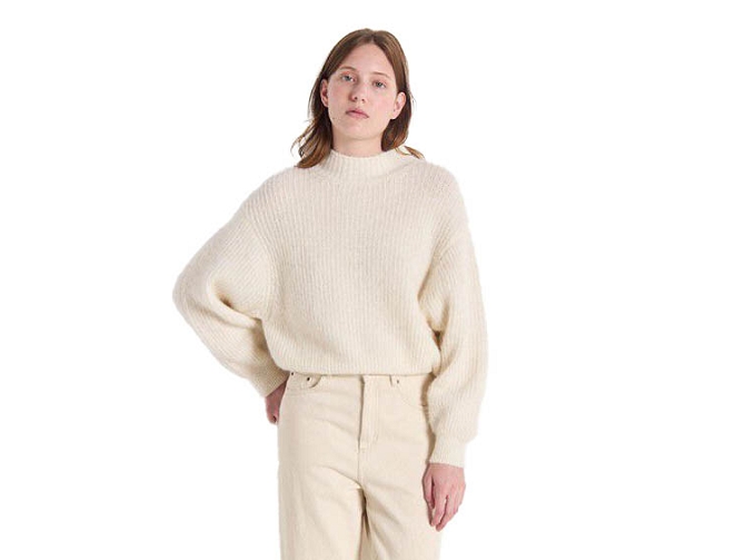 pull - ML - vetement femme - Coton - Blanc - American vintage8172703_4