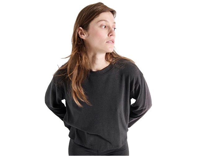 tee shirt - ML - vetement femme - Coton - Noir - American vintage8172903_4