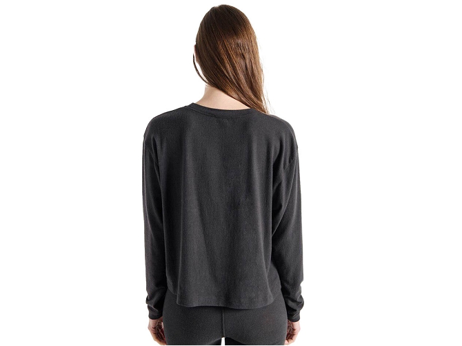 tee shirt - ML - vetement femme - Coton - Noir - American vintage8172903_5