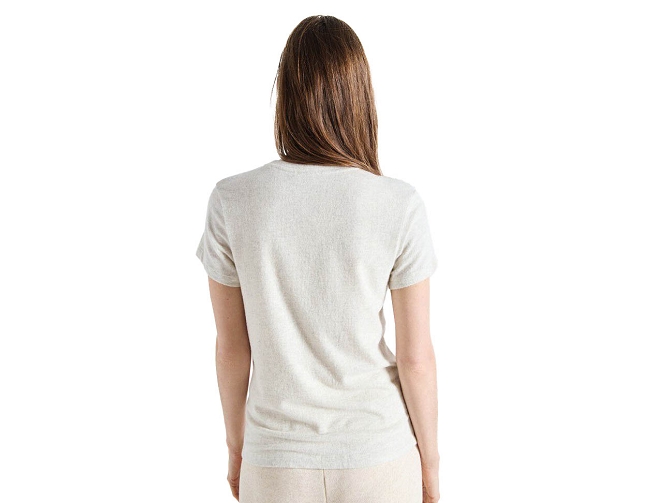 tee shirt - MANCHE COURTE - vetement femme - Coton - Gris - American vintage8173001_5