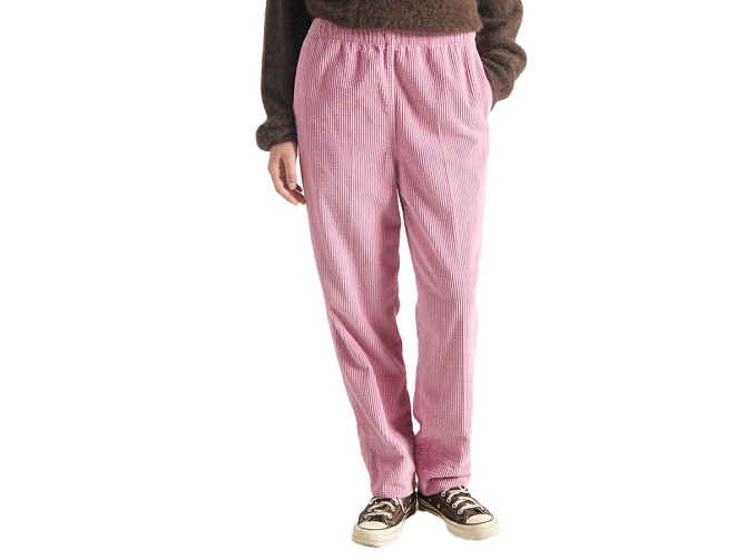 pantalon - DROIT - vetement femme - Coton - Rose - American vintage8174402_2