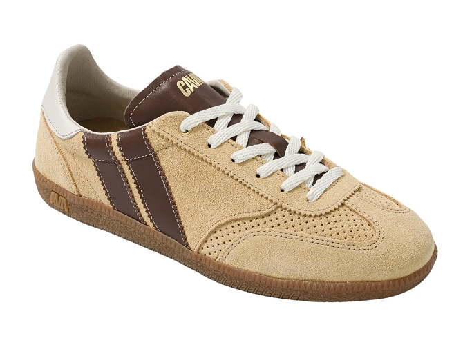 baskets et sneakers - Tendance - femme - Nubuck - Beige - Caval