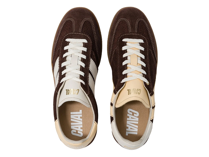 baskets et sneakers - Tendance - femme - Nubuck - Marron - Caval8175401_4
