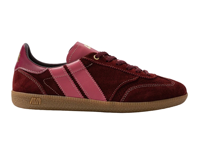 baskets et sneakers - Tendance - femme - Nubuck - Bordeaux - Caval8175601_2