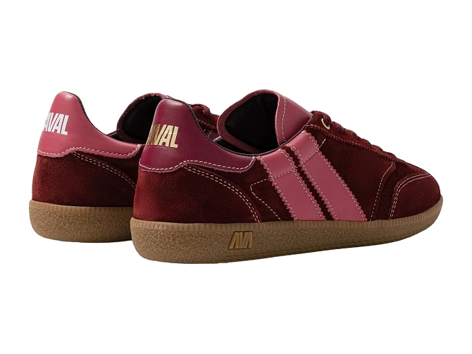 baskets et sneakers - Tendance - femme - Nubuck - Bordeaux - Caval8175601_5
