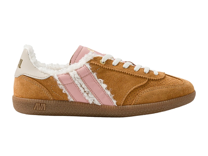 baskets et sneakers - Tendance - femme - Nubuck - Chestnut - Caval8175701_2