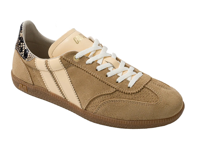 baskets et sneakers - Tendance - femme - Nubuck - Camel - Caval