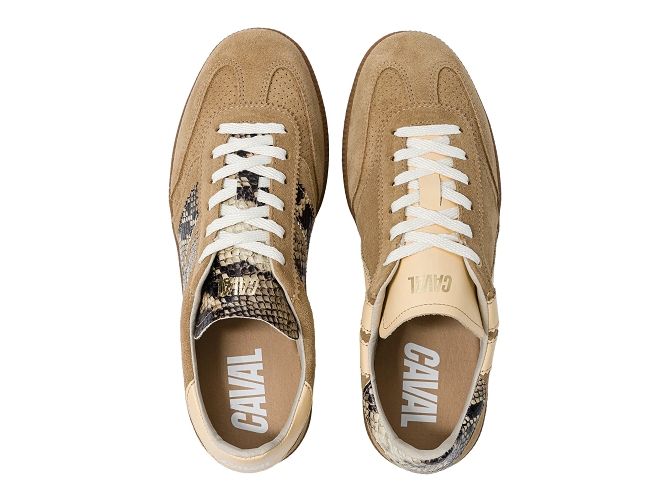baskets et sneakers - Tendance - femme - Nubuck - Camel - Caval8175801_4