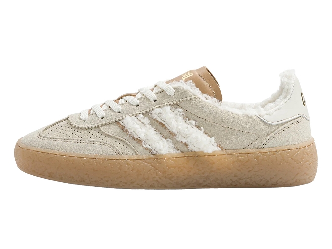 baskets et sneakers - Tendance - femme - Nubuck - Blanc - Caval8176301_3