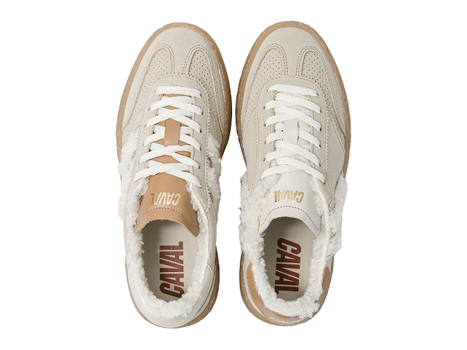 baskets et sneakers - Tendance - femme - Nubuck - Blanc - Caval8176301_4
