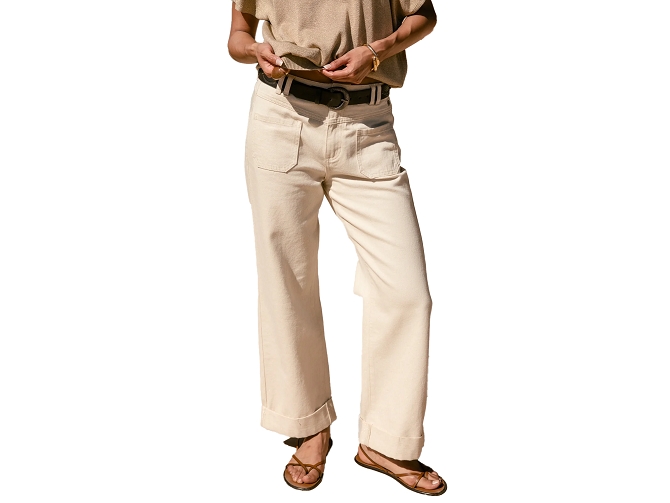 pantalon - JEANS - vetement femme - Jeans - Blanc - Freeman t.porter