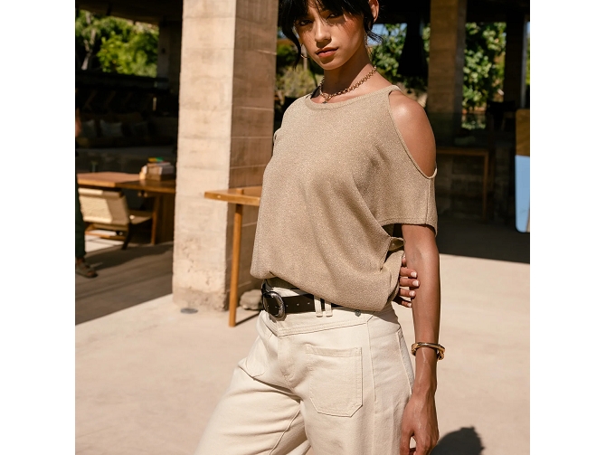 pantalon - JEANS - vetement femme - Jeans - Blanc - Freeman t.porter8178901_3