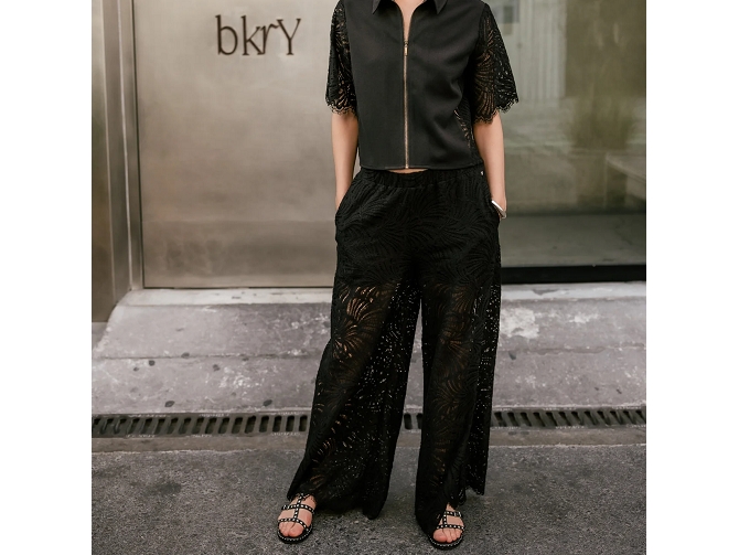 pantalon - CHINO - vetement femme - Coton - Noir - Freeman t.porter8180001_2