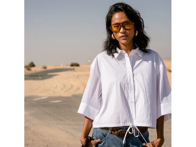 chemise - MANCHE LONGUE - vetement femme - Coton - Blanc - Freeman t.porter8180101_2