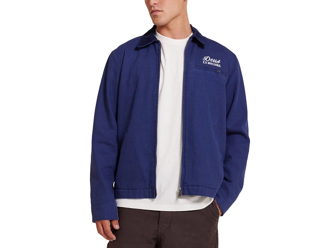 veste - LEGERE ETE - vetement homme - Coton - Bleu - Deus8184901_2