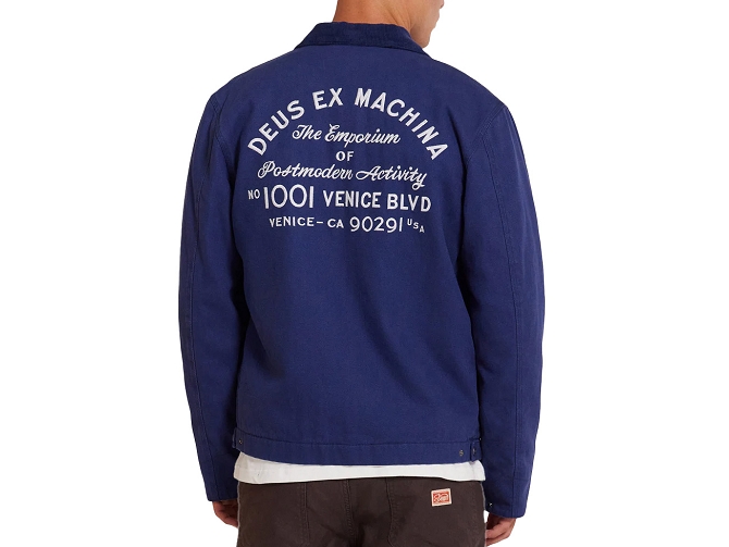 veste - LEGERE ETE - vetement homme - Coton - Bleu - Deus8184901_3