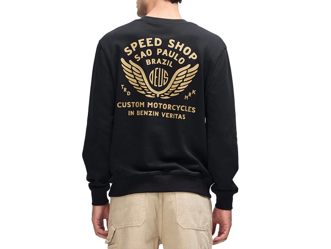 sweat - ML - vetement homme - Coton - Noir - Deus8185101_3