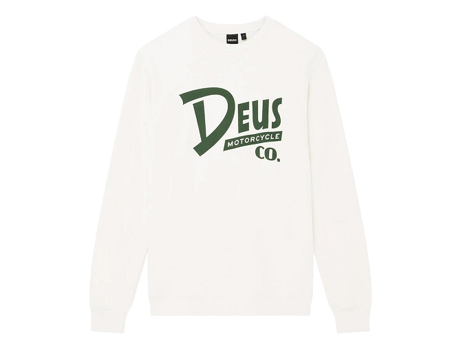 sweat - ML - vetement homme - Coton - Blanc - Deus