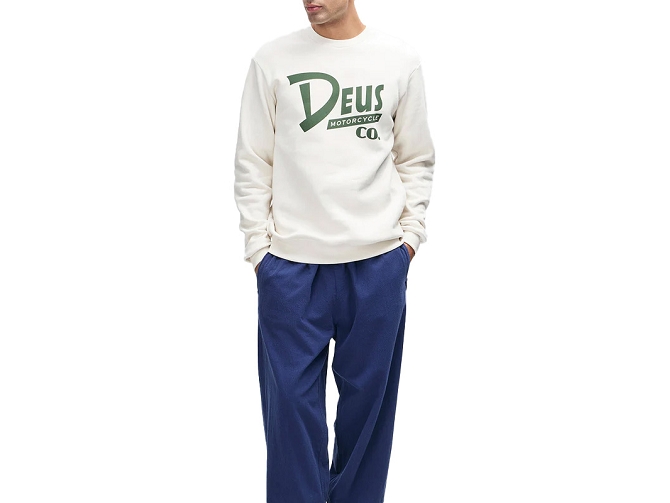 sweat - ML - vetement homme - Coton - Blanc - Deus8185201_2