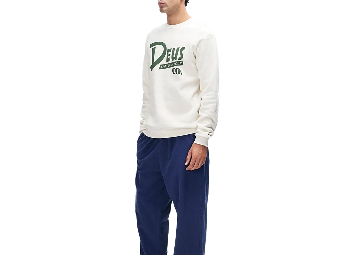 sweat - ML - vetement homme - Coton - Blanc - Deus8185201_3