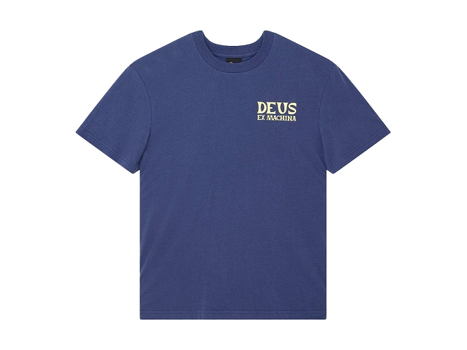 ts - MC - vetement homme - Coton - Bleu - Deus