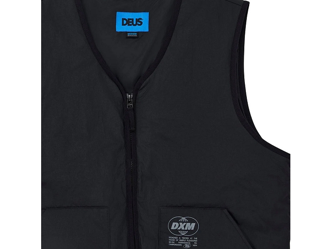 gilet - SM - vetement homme - Coton - Noir - Deus8185601_3