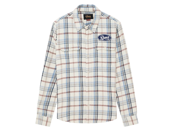 chemise - ML - vetement homme - Coton - Gris - Deus