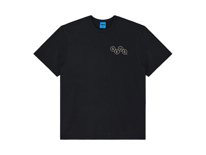 ts - MC - vetement homme - Coton - Noir - Deus