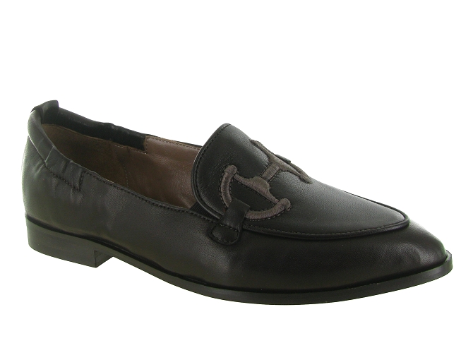 mocassins - Elégant - femme - Cuir - Marron - Softwaves