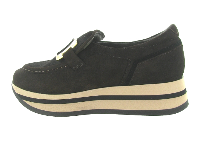 mocassins - Elégant - femme - Cuir - Chocolat - Softwaves8193501_4